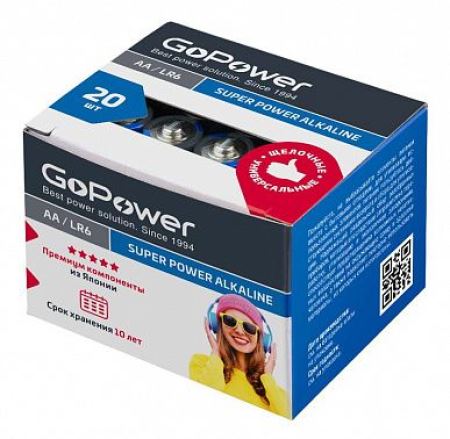 Батарейки GoPower LR6/AA