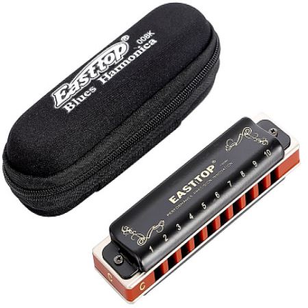 Диатоническая губная гармошка EASTTOP T008K C