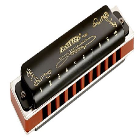 Диатоническая губная гармошка EASTTOP T008K D