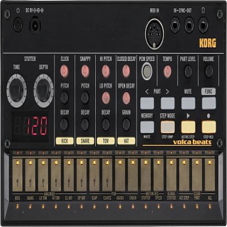 Аналогово-цифровой синтезатор KORG VOLCA BEATS